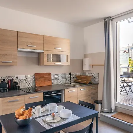 YOKOSO - Studio proche CHU avec terrasse Rennes Esterno foto